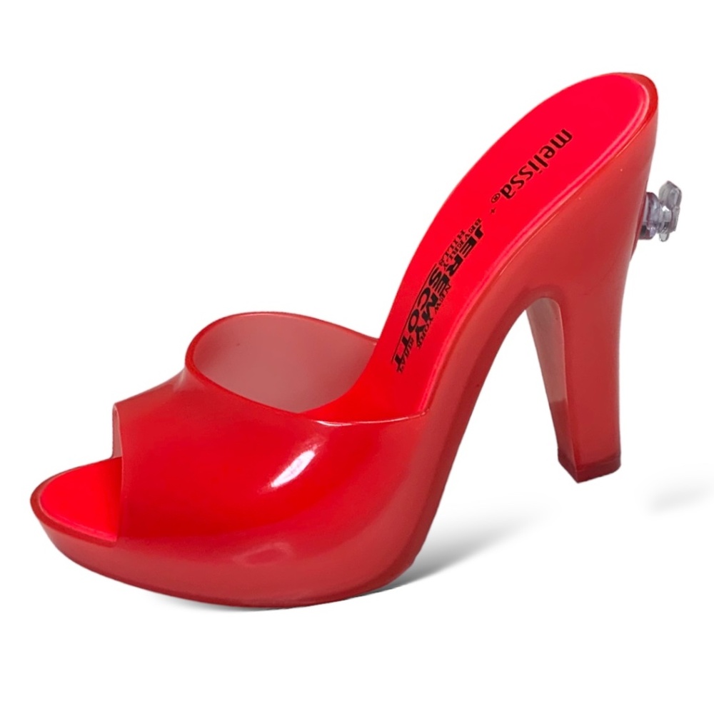 MELISSA X JEREMY SCOTT Rubber High Heel Mule Influencer US Size 7